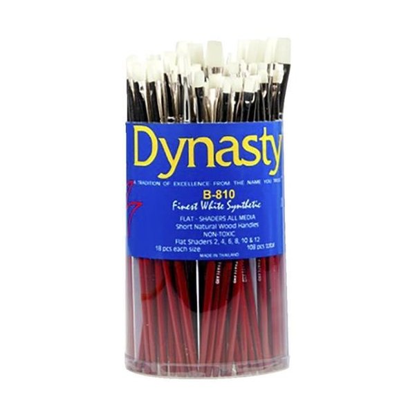 Fm Brush Company Inc FM Brush 1589048 Dynasty B-810 Brushes & Canister - Set of 109 1589048